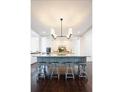 Modern/rustic kitchen and dining room